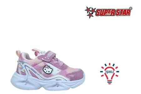 B- SÜPERSTAR SPOR IŞIKLI - 305-2 - ANORAK / PEMBE-PUDRA