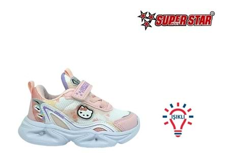 B- SÜPERSTAR SPOR IŞIKLI - 305-16 - ANORAK / PUDRA-BEYAZ