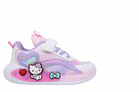 P- SÜPERSTAR SPOR - 010-8 - ANORAK / BEYAZ-LİLA-PEMBE