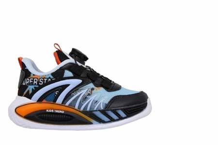 P- SÜPERSTAR SPOR - 020-1 - ANORAK / SİYAH-MAVİ-ORANGE