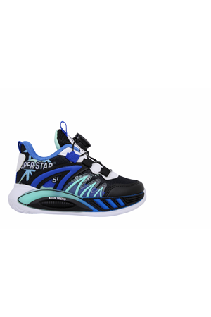 P- SÜPERSTAR SPOR - 020-5 - ANORAK / SİYAH-SAX-SU-YEŞİLİ