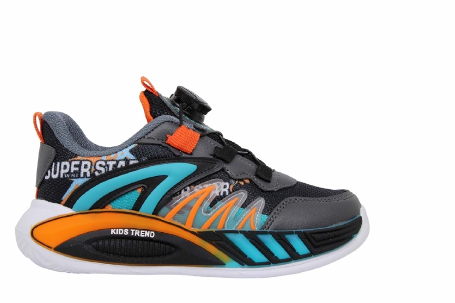 F- SÜPERSTAR SPOR - 020-4 - ANORAK / FÜME-YEŞİL-ORANGE