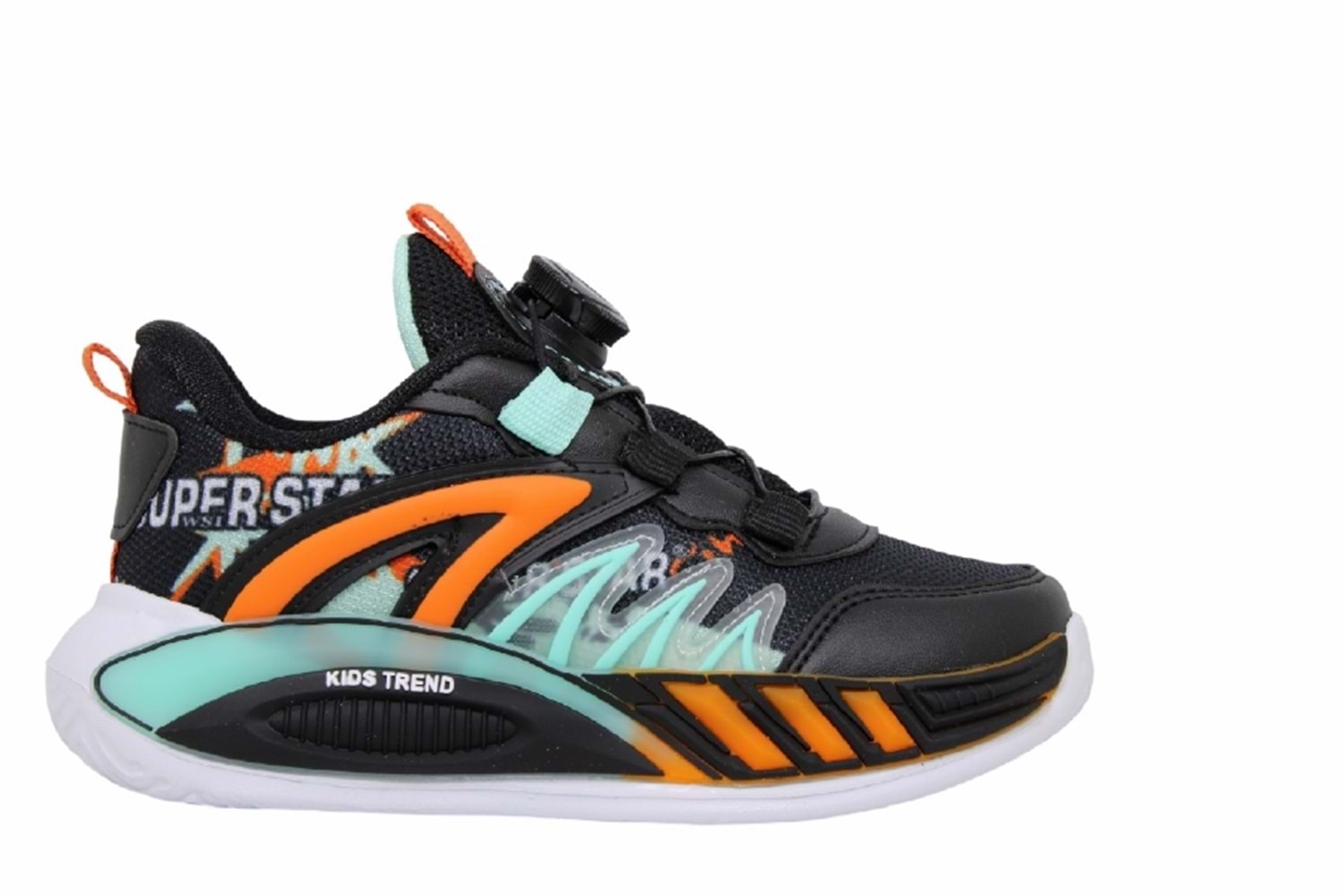 F- SÜPERSTAR SPOR - 020-9 - ANORAK / SİYAH-ORANGE-YEŞİL