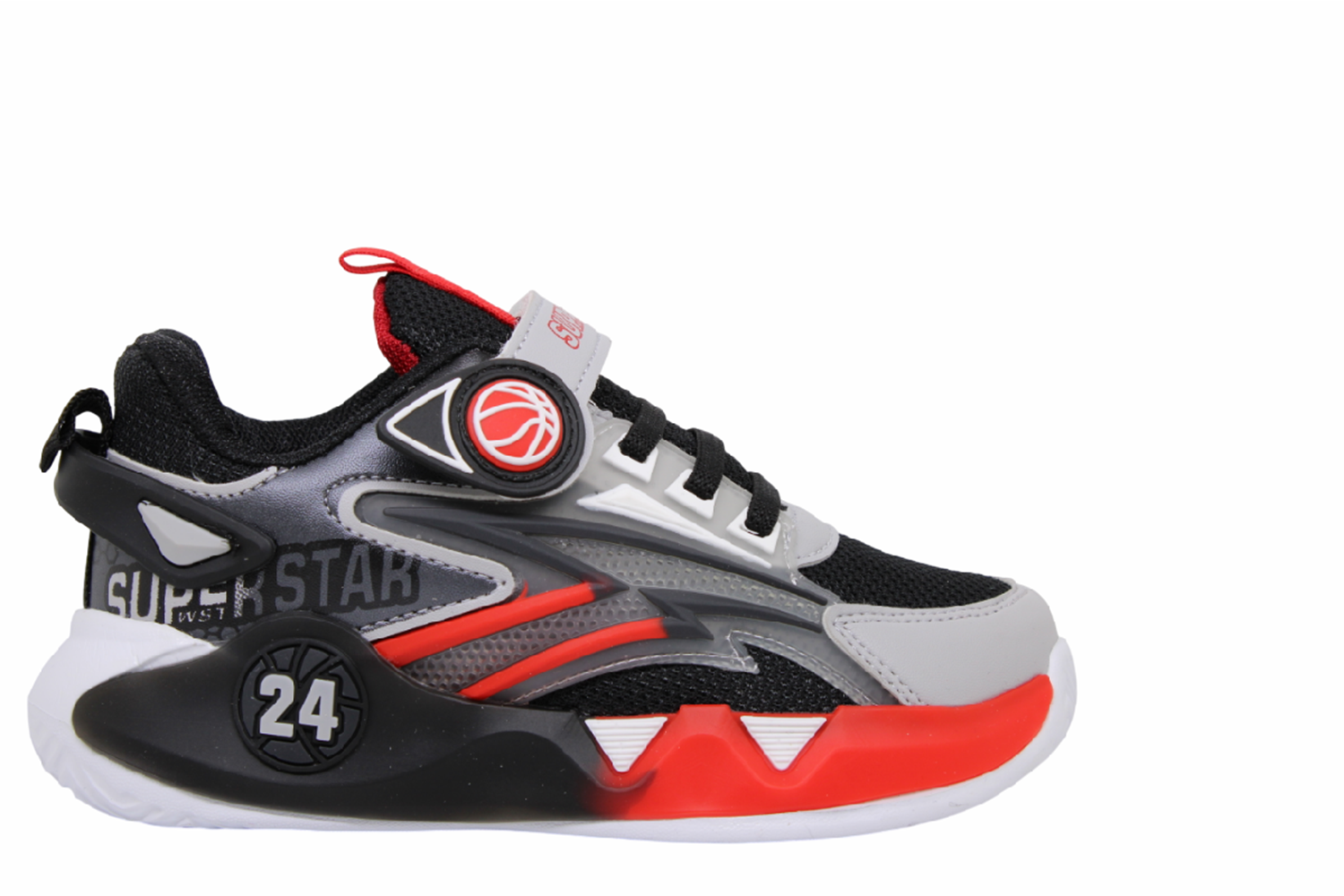 F- SÜPERSTAR SPOR - 024-10 - ANORAK / BUZ-SİYAH-KIRMIZI