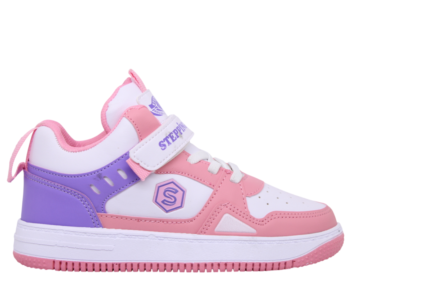 F- STEPPİNG SPOR BASKET - N-365 - CİLT / PEMBE-MOR