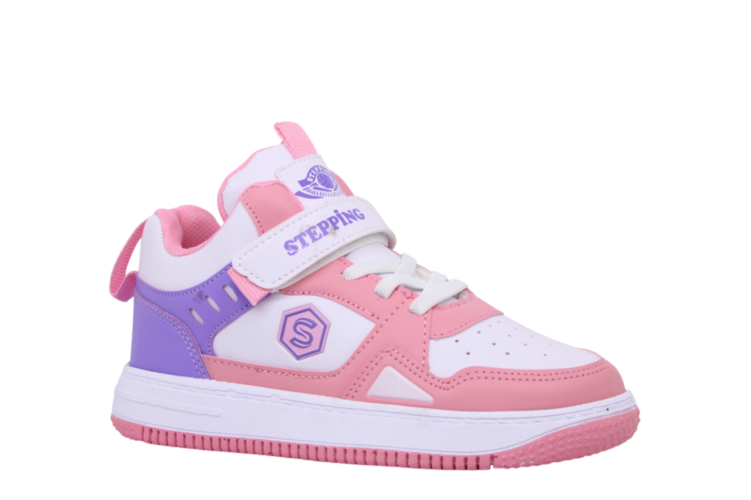 F- STEPPİNG SPOR BASKET - N-365 - CİLT / PEMBE-MOR