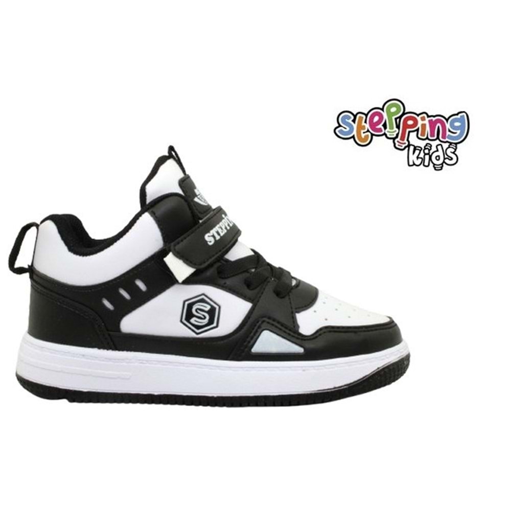 F- STEPPİNG SPOR BASKET - N-365 - CİLT / SİYAH-BEYAZ