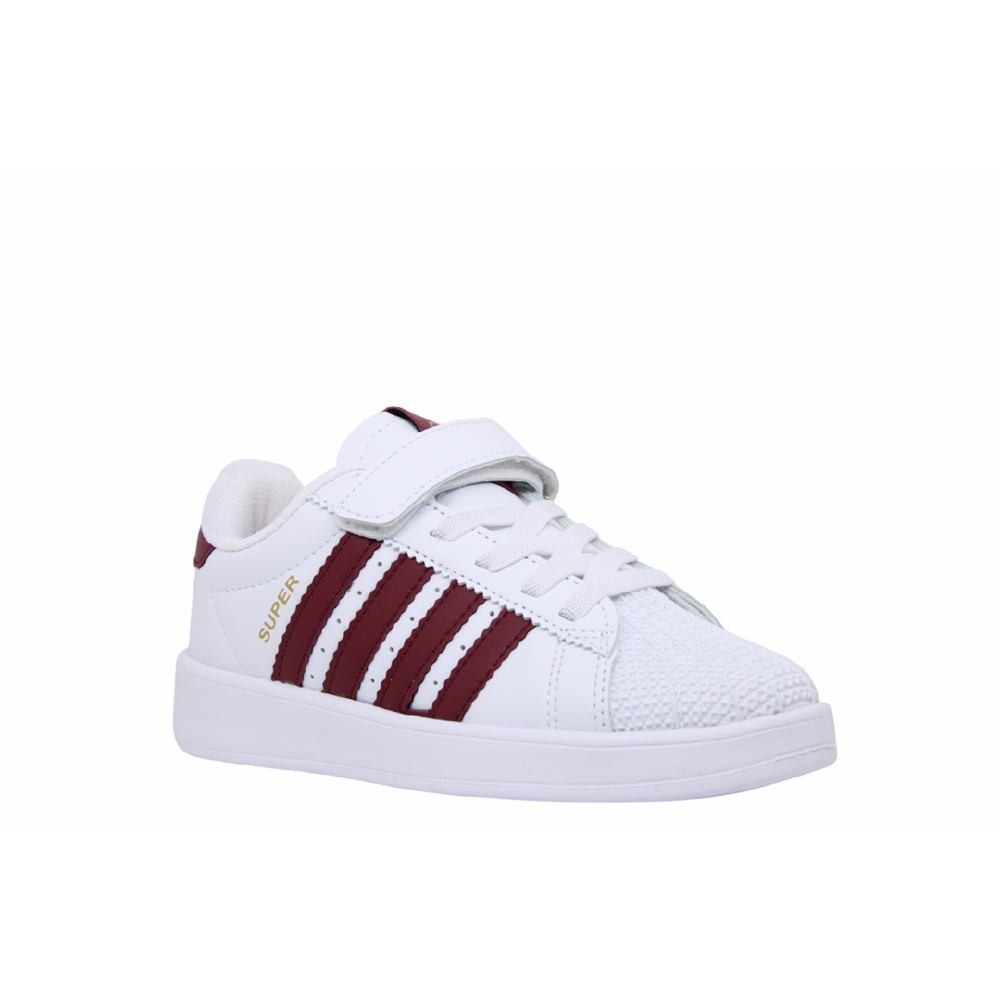 F- STEPPİNG SPOR - 269 - CİLT / BEYAZ-BORDO