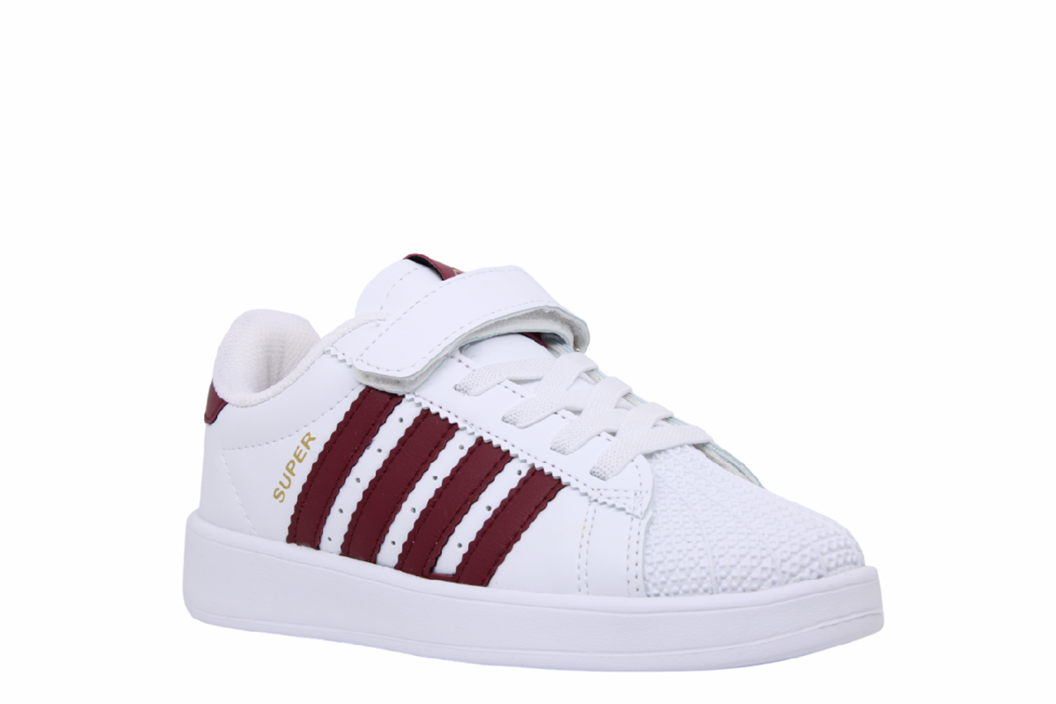 F- STEPPİNG SPOR - 269 - CİLT / BEYAZ-BORDO