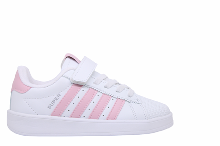 F- STEPPİNG SPOR - 269 - CİLT / BEYAZ-PEMBE