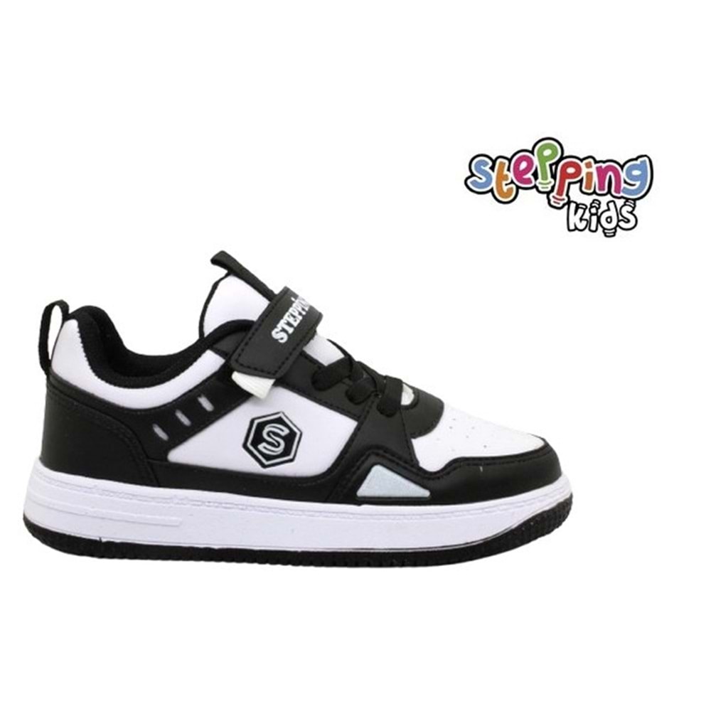 F- STEPPİNG SPOR - N-365 - CİLT / SİYAH-BEYAZ