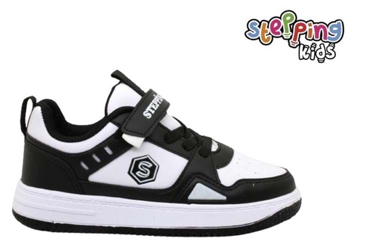 F- STEPPİNG SPOR - N-365 - CİLT / SİYAH-BEYAZ
