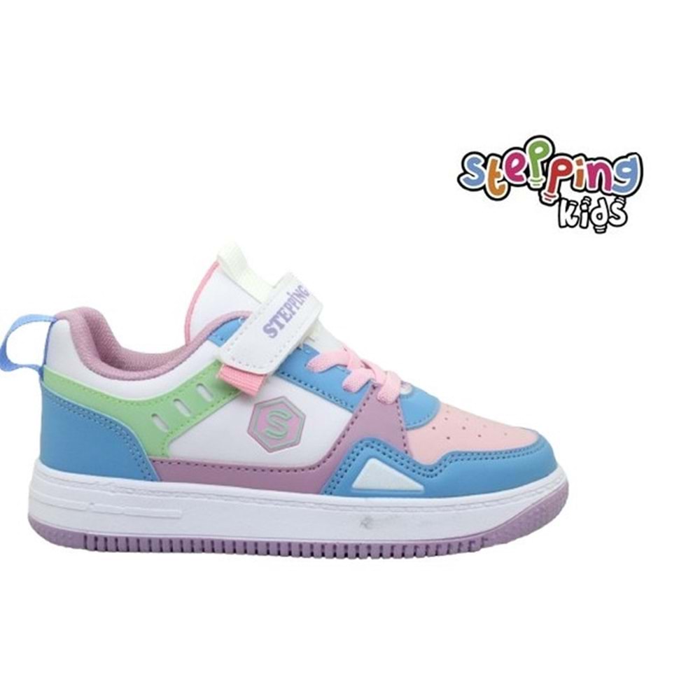 F- STEPPİNG SPOR - N-365 - CİLT / TURKUAZ-PEMBE