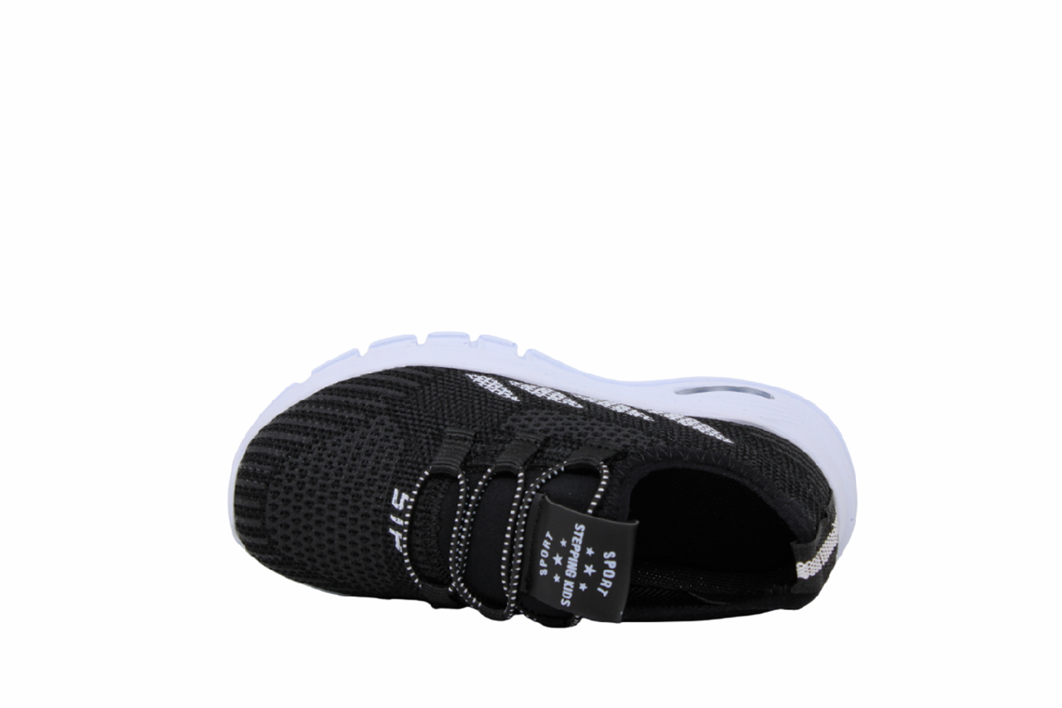 P- STEPPİNG SPOR IŞIKLI - 502 - TRİKO / SİYAH-BEYAZ