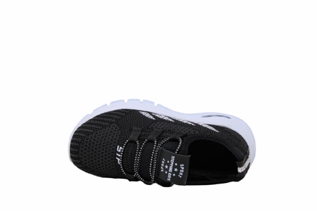 P- STEPPİNG SPOR IŞIKLI - 502 - TRİKO / SİYAH-BEYAZ