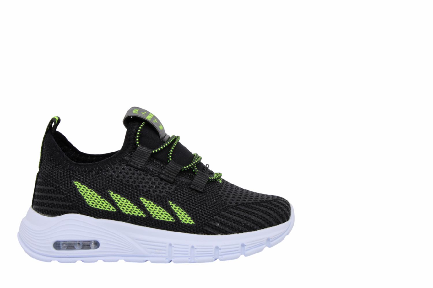 P- STEPPİNG SPOR IŞIKLI - 502 - TRİKO / SİYAH-F.SARI