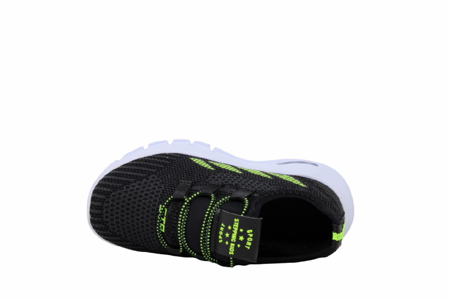 P- STEPPİNG SPOR IŞIKLI - 502 - TRİKO / SİYAH-F.SARI