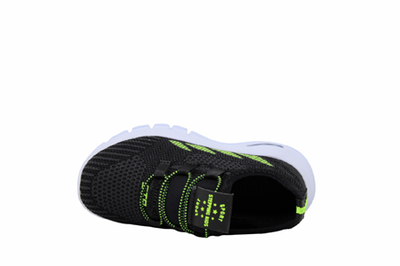 P- STEPPİNG SPOR IŞIKLI - 502 - TRİKO / SİYAH-F.SARI