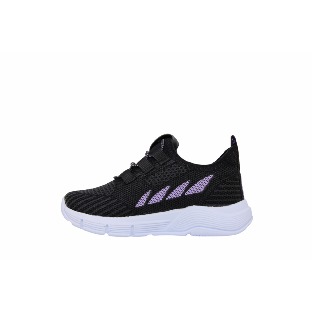 P- STEPPİNG SPOR IŞIKLI - 502 - TRİKO / SİYAH-LİLA