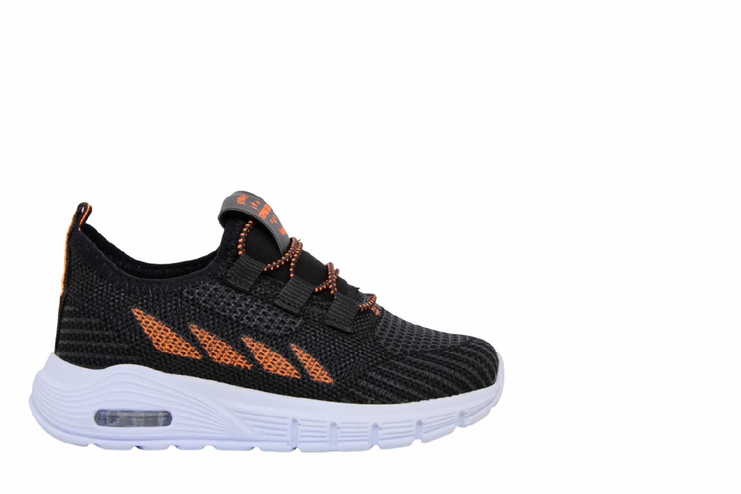 P- STEPPİNG SPOR IŞIKLI - 502 - TRİKO / SİYAH-ORANGE