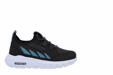 P- STEPPİNG SPOR IŞIKLI - 502 - TRİKO / SİYAH-TURKUAZ