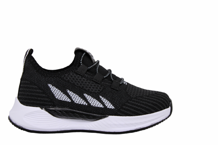 F- STEPPİNG SPOR - 502 - TRİKO / SİYAH-BEYAZ