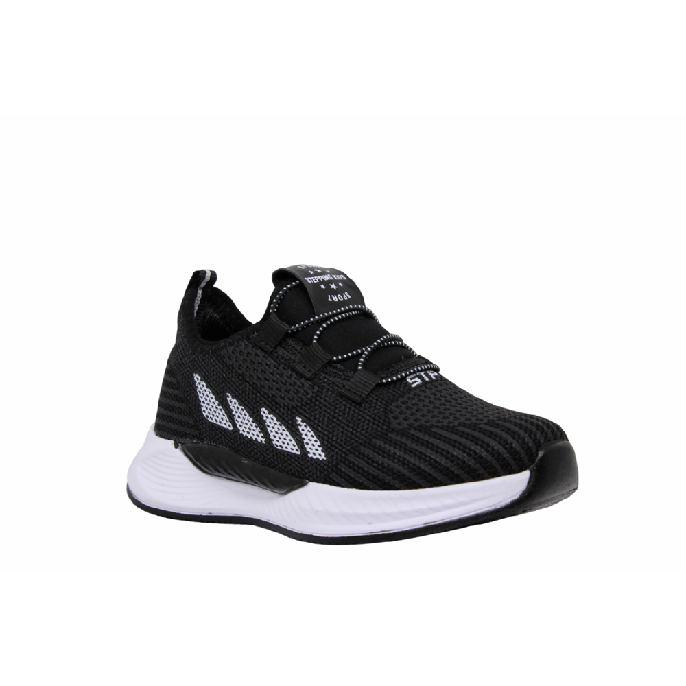 F- STEPPİNG SPOR - 502 - TRİKO / SİYAH-BEYAZ