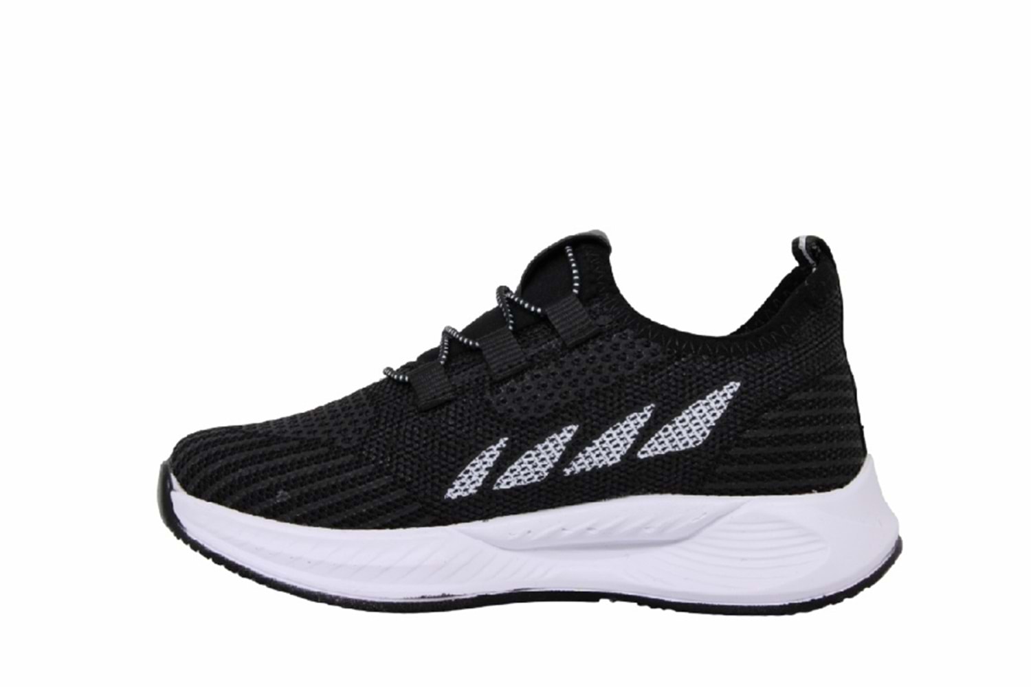 F- STEPPİNG SPOR - 502 - TRİKO / SİYAH-BEYAZ