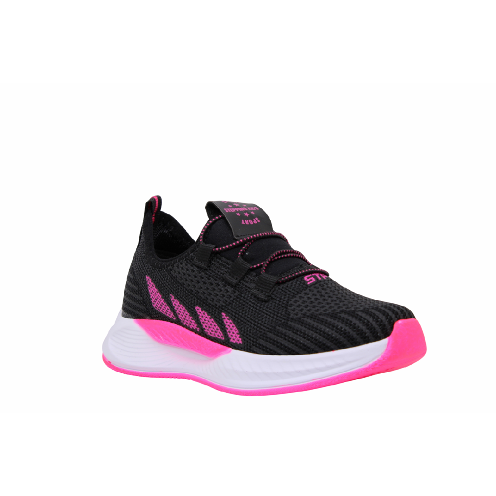 F- STEPPİNG SPOR - 502 - TRİKO / SİYAH-FUJYA