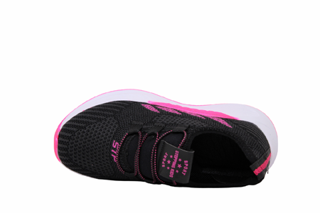 F- STEPPİNG SPOR - 502 - TRİKO / SİYAH-FUJYA