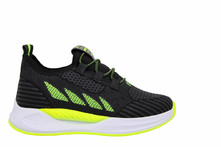 F- STEPPİNG SPOR - 502 - TRİKO / SİYAH-F.SARI