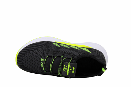 F- STEPPİNG SPOR - 502 - TRİKO / SİYAH-F.SARI