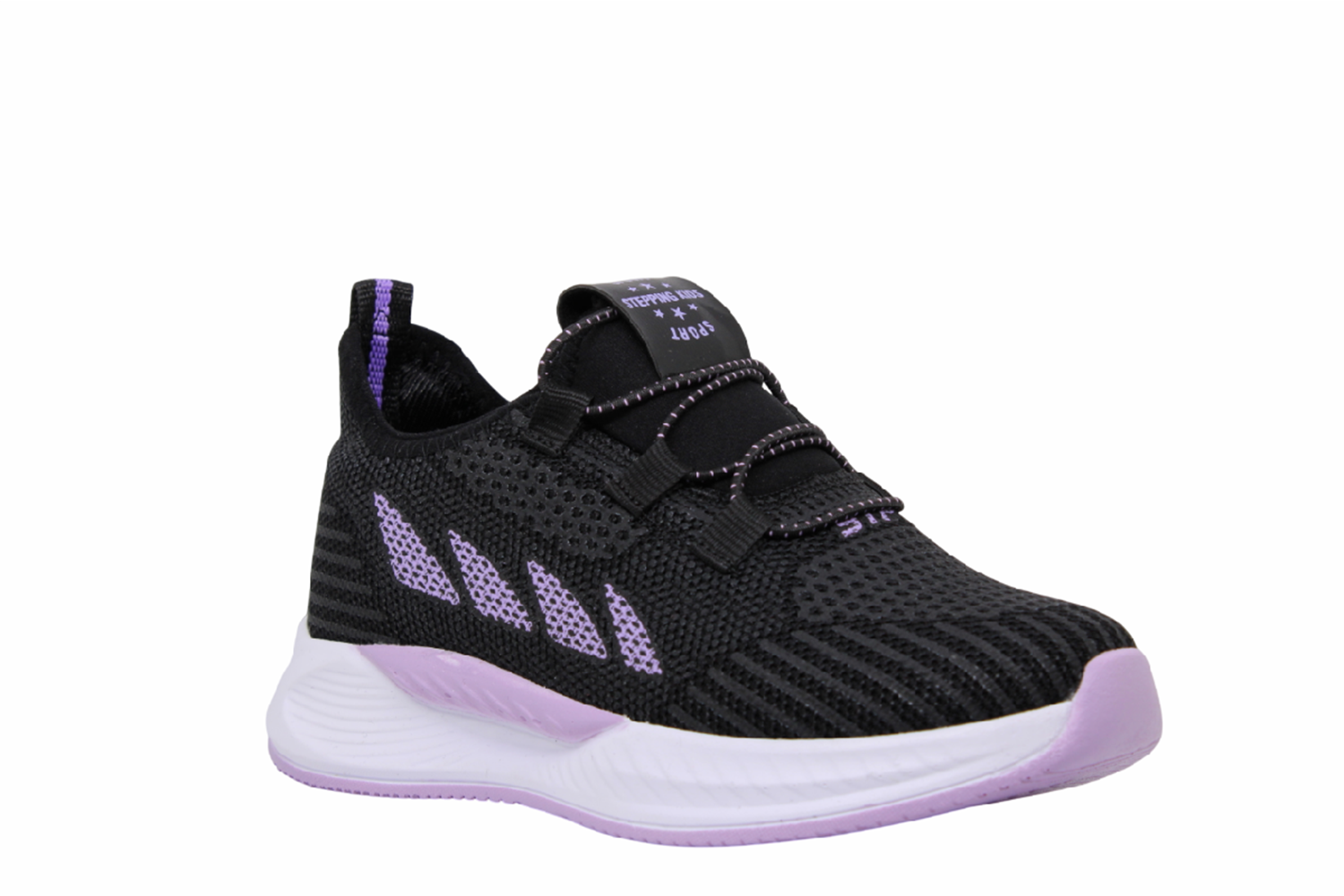 F- STEPPİNG SPOR - 502 - TRİKO / SİYAH-LİLA