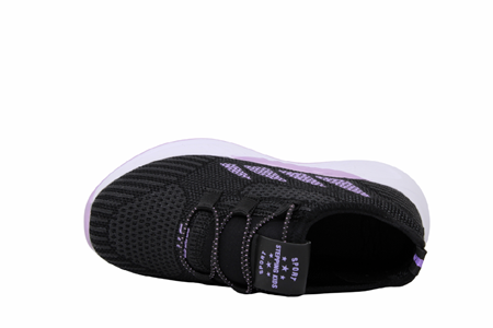 F- STEPPİNG SPOR - 502 - TRİKO / SİYAH-LİLA