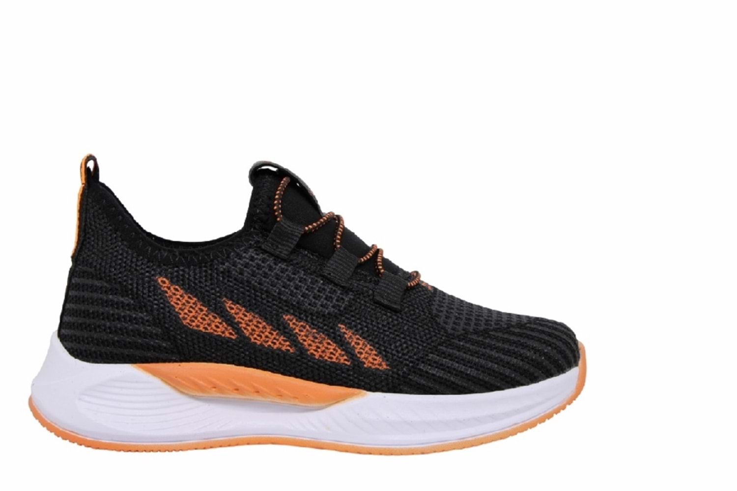 F- STEPPİNG SPOR - 502 - TRİKO / SİYAH-F.ORANGE