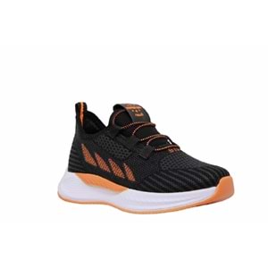F- STEPPİNG SPOR - 502 - TRİKO / SİYAH-F.ORANGE