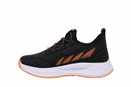 F- STEPPİNG SPOR - 502 - TRİKO / SİYAH-ORANGE