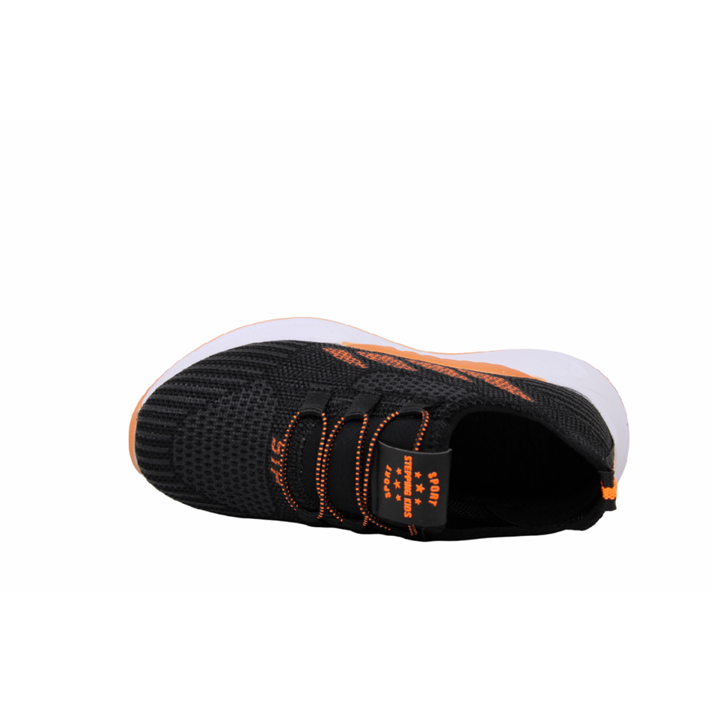 F- STEPPİNG SPOR - 502 - TRİKO / SİYAH-F.ORANGE