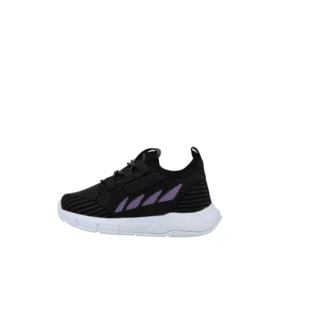 B- STEPPİNG SPOR IŞIKLI - 126 - VELVET / SİYAH-LİLA