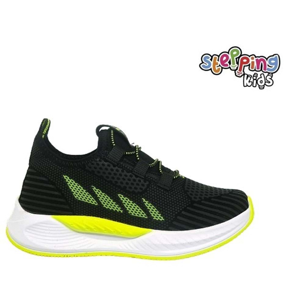 F- STEPPİNG SPOR - 502 - VELVET / SİYAH-F.SARI