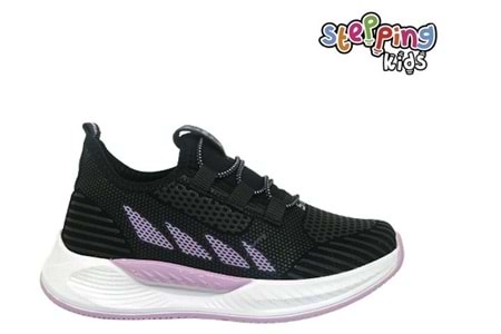 F- STEPPİNG SPOR - 502 - VELVET / SİYAH-LİLA