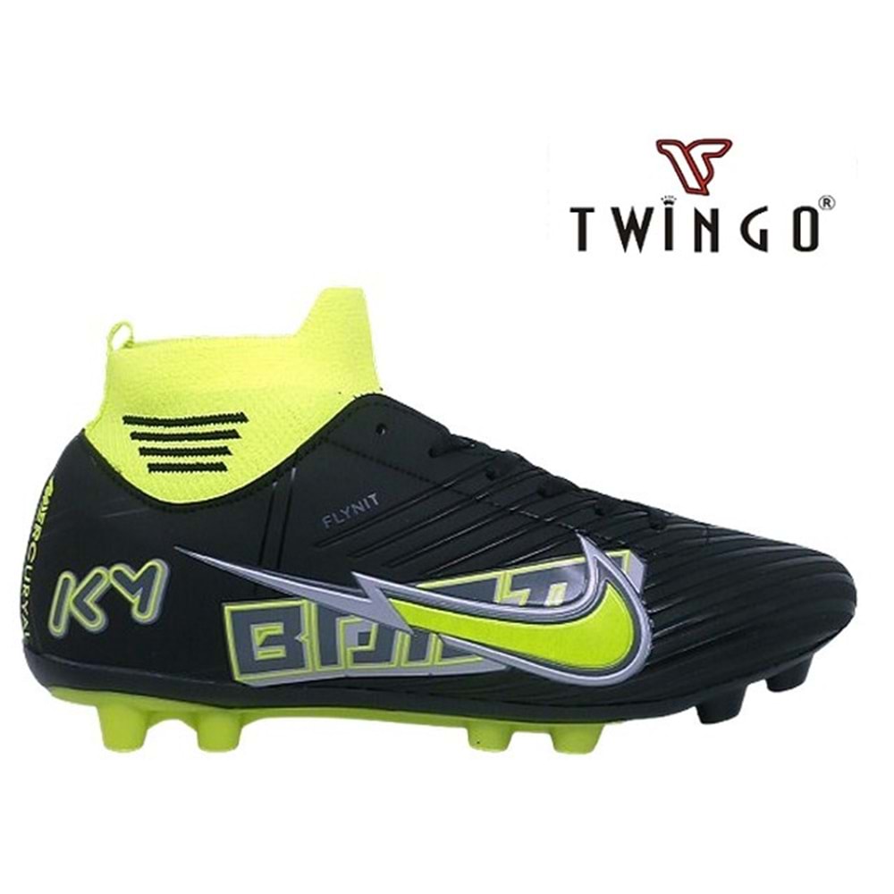 M- TWİNGO KRAMPON - 590 - ÇORAPLI - SİYAH-SARI