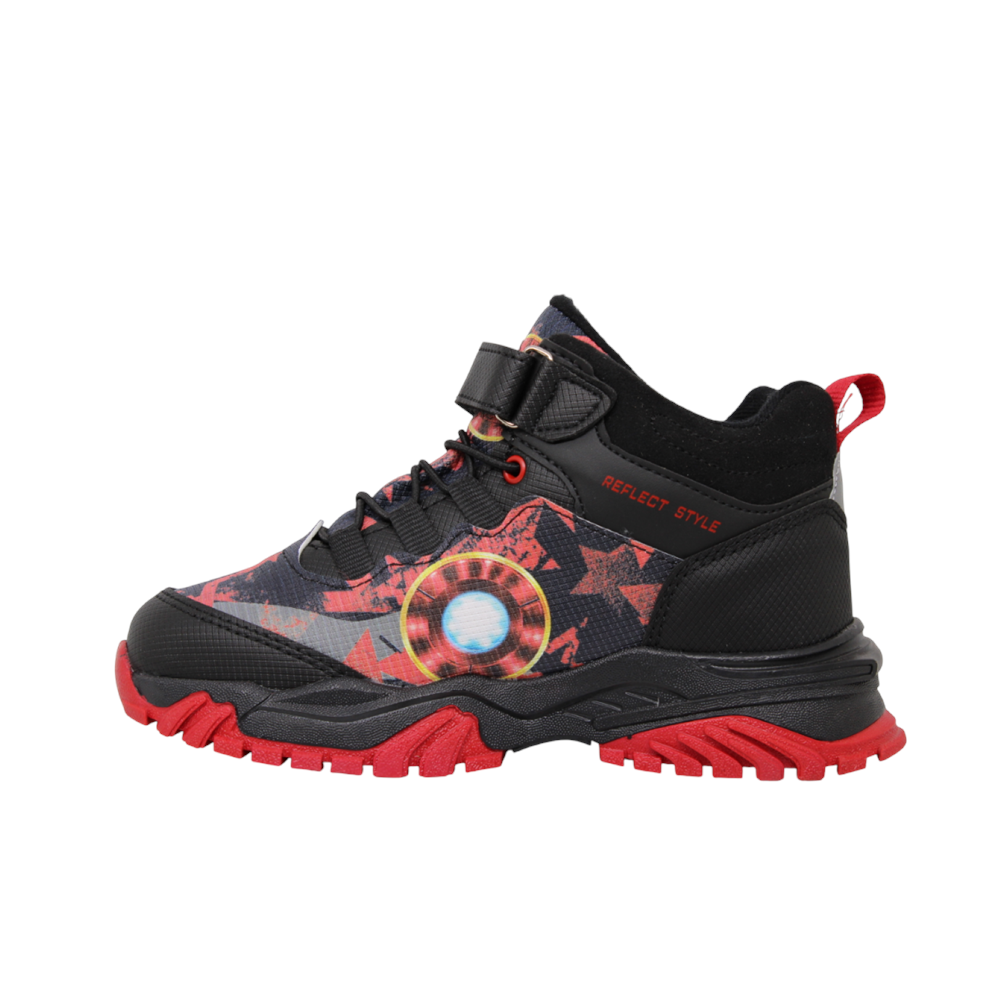 F- VALENT SPOR TREKKİNG - BASKET - C-0401 - SİYAH-KIRMIZI