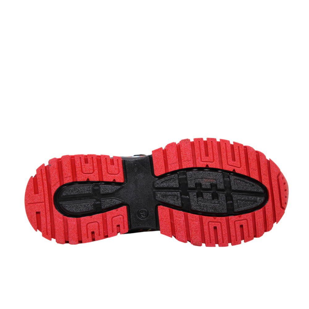 F- VALENT SPOR TREKKİNG - BASKET - C-0401 - SİYAH-KIRMIZI