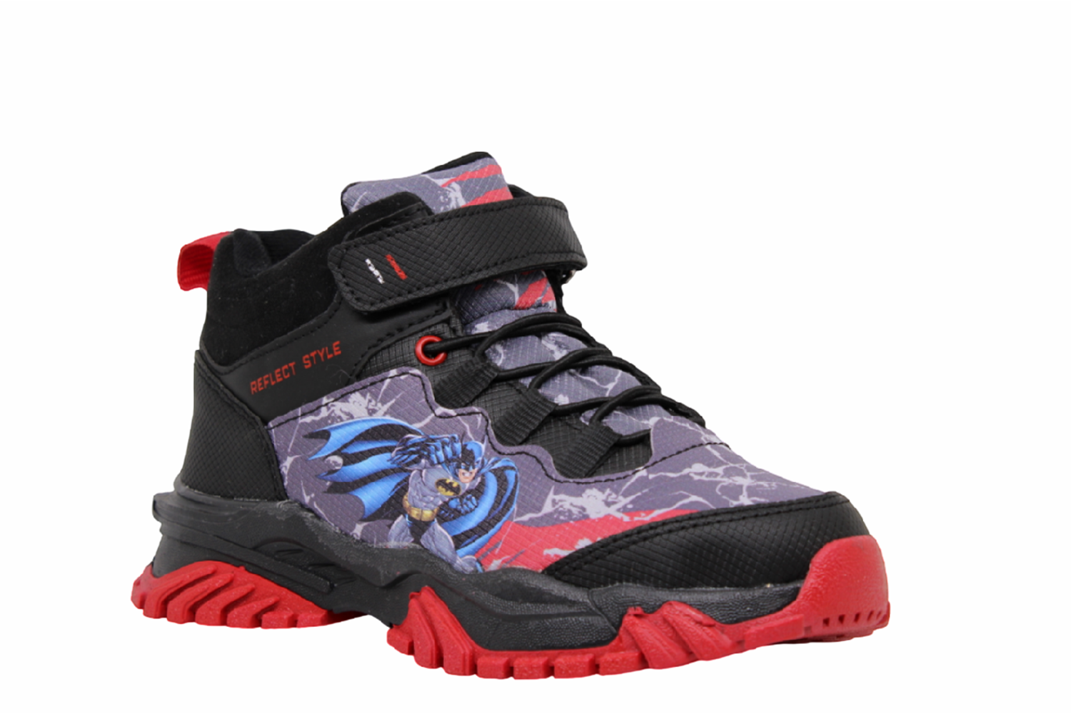 F- VALENT SPOR TREKKİNG - BASKET - C-0402 - SİYAH-KIRMIZI