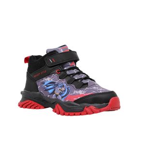 F- VALENT SPOR TREKKİNG - BASKET - C-0402 - SİYAH-KIRMIZI