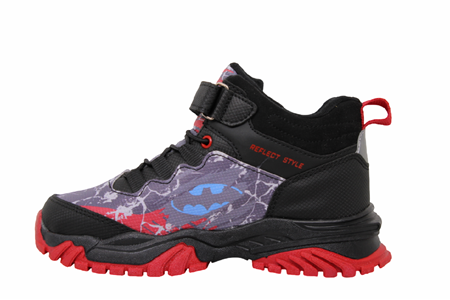 F- VALENT SPOR TREKKİNG - BASKET - C-0402 - SİYAH-KIRMIZI