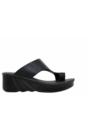 Z- VOGA TERLİK - 2142 - SİYAH-ÇATLAK