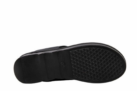 Z- VOGA TERLİK - 2142 - SİYAH-ÇATLAK