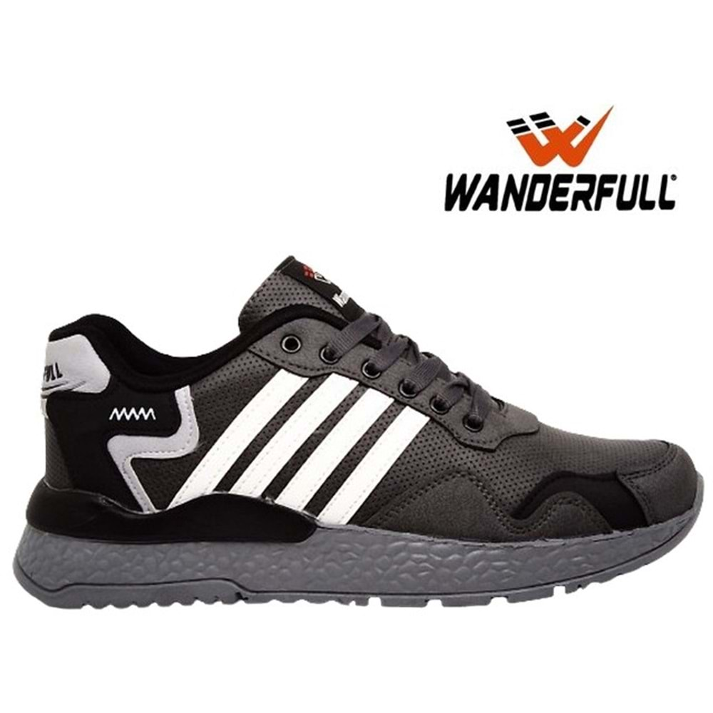 M- WANDERFULL SPOR - 4032 - CİLT / FÜME-SİYAH-BEYAZ